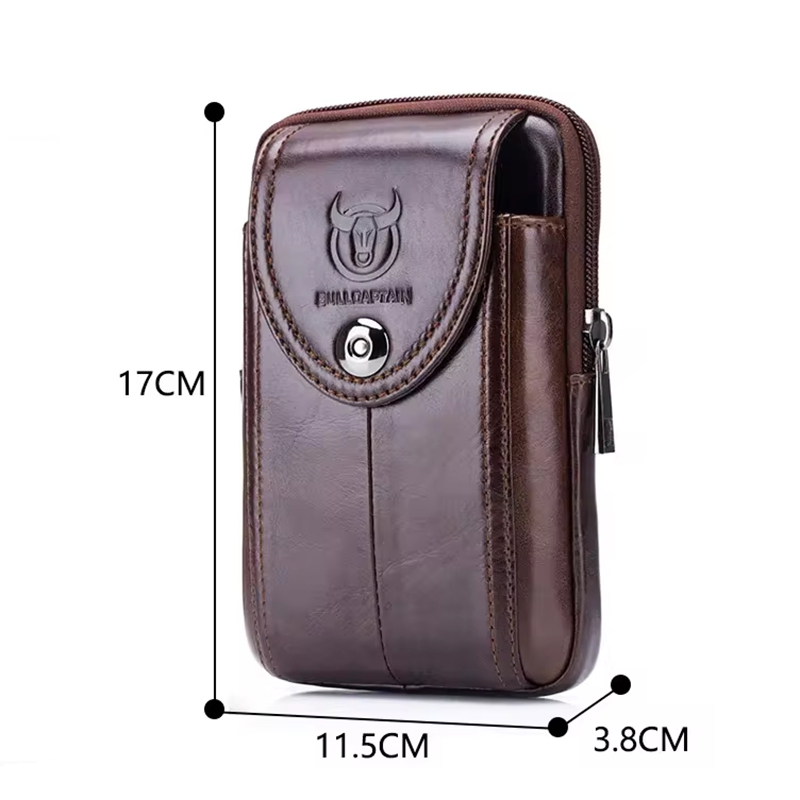 BULLCAPTAIN-Genuine-Leather-Waist-Pack-Mens-Small-Fanny-Belt-Bag-Travel-Phone-Pouch-Male-Work-Leathe-2019114