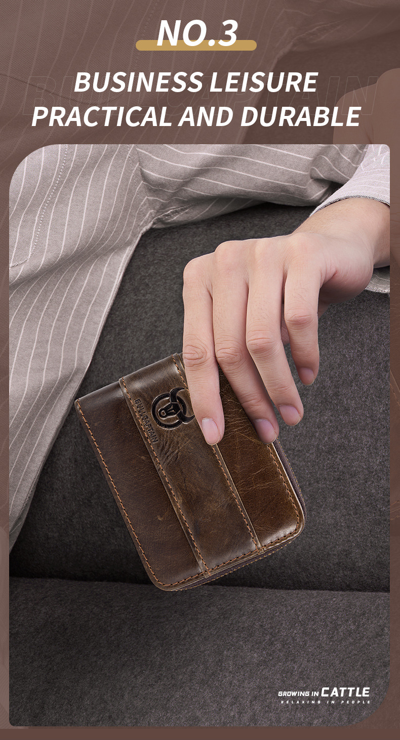 BULLCAPTAIN-Genuine-Leather-Zipper-Men-Wallets-Multi-Card-Slot-ID-Card-Mini-Holder-Bags-Bussiness-Ca-2019224