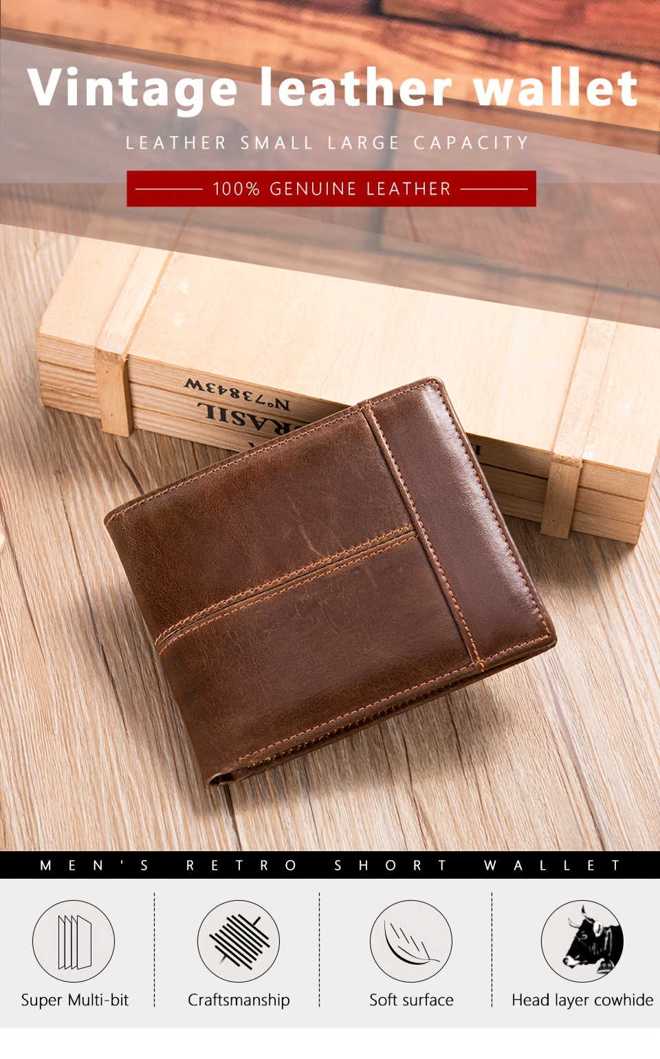 Ekphero-Mens-Retro-Genuine-Leather-Short-Wallet-RFID-Blocking-Horizontal-Money-Clip-Multi-card-Slot--2026472
